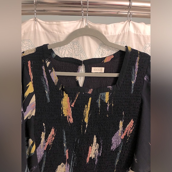 RooLee Midi Paint Splattered Dress - Picture 4 of 6